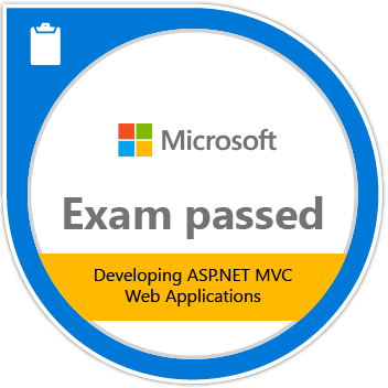 Microsoft Certified Developing ASP.NET MVC Web Applications