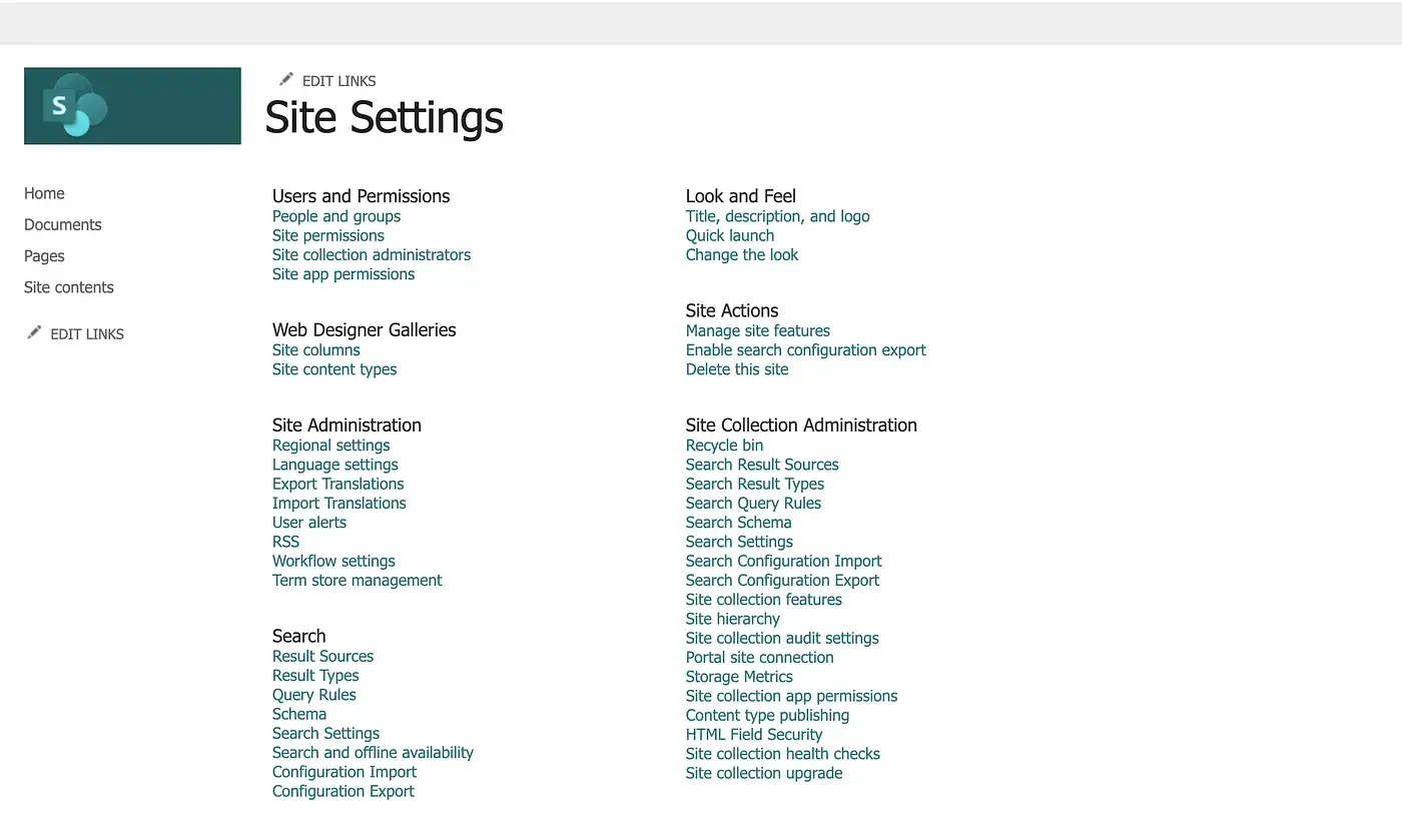 SharePoint Online Site Owner's View